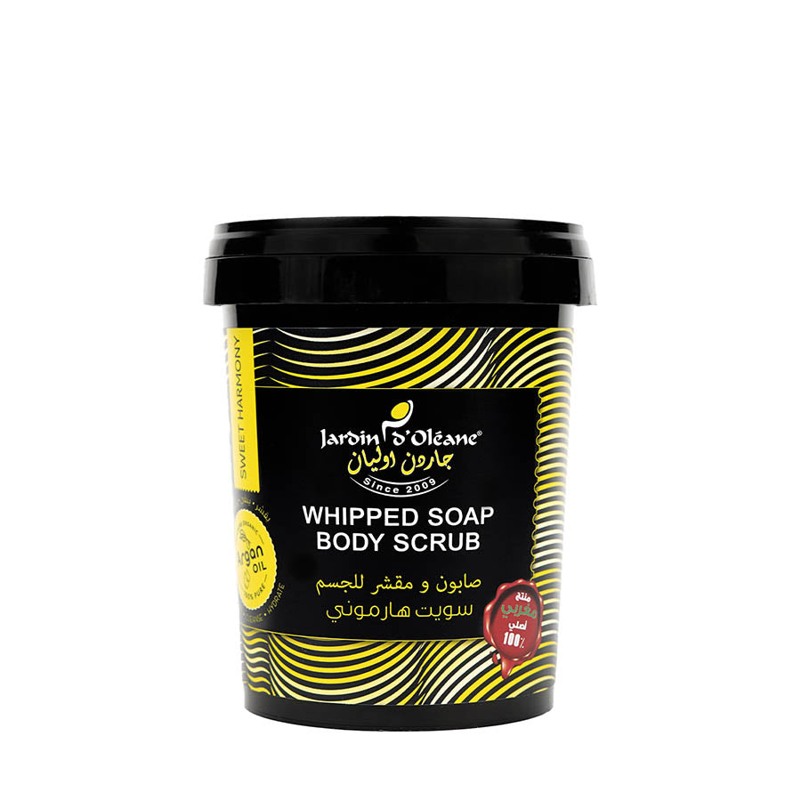 Sweet Harmony Whipped Soap Body Scrub with Argan Oil 500g