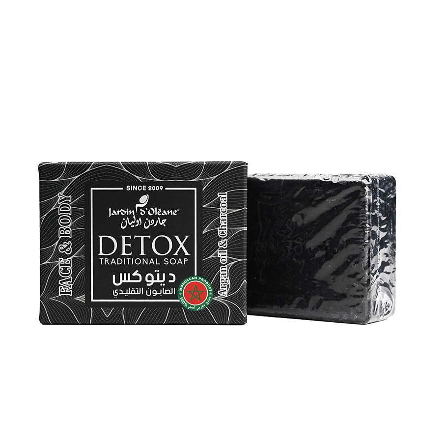Detox Traditional Soap with Argan Oil & Charcoal 100g
