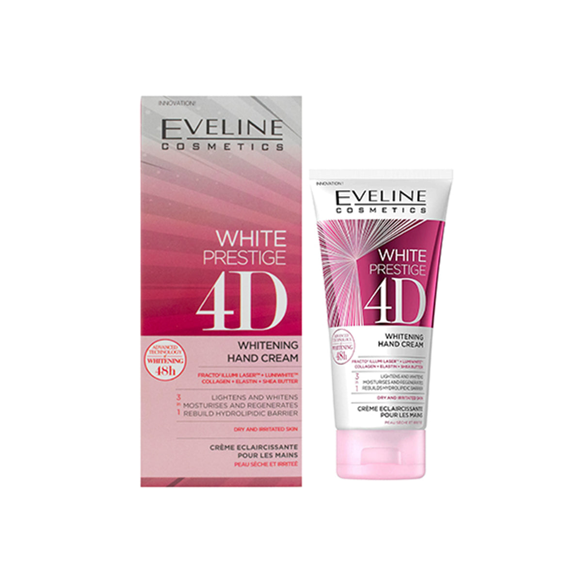 Eveline Cosmetics White Prestige 4D 3in1 Whitening Hand Cream 100ml