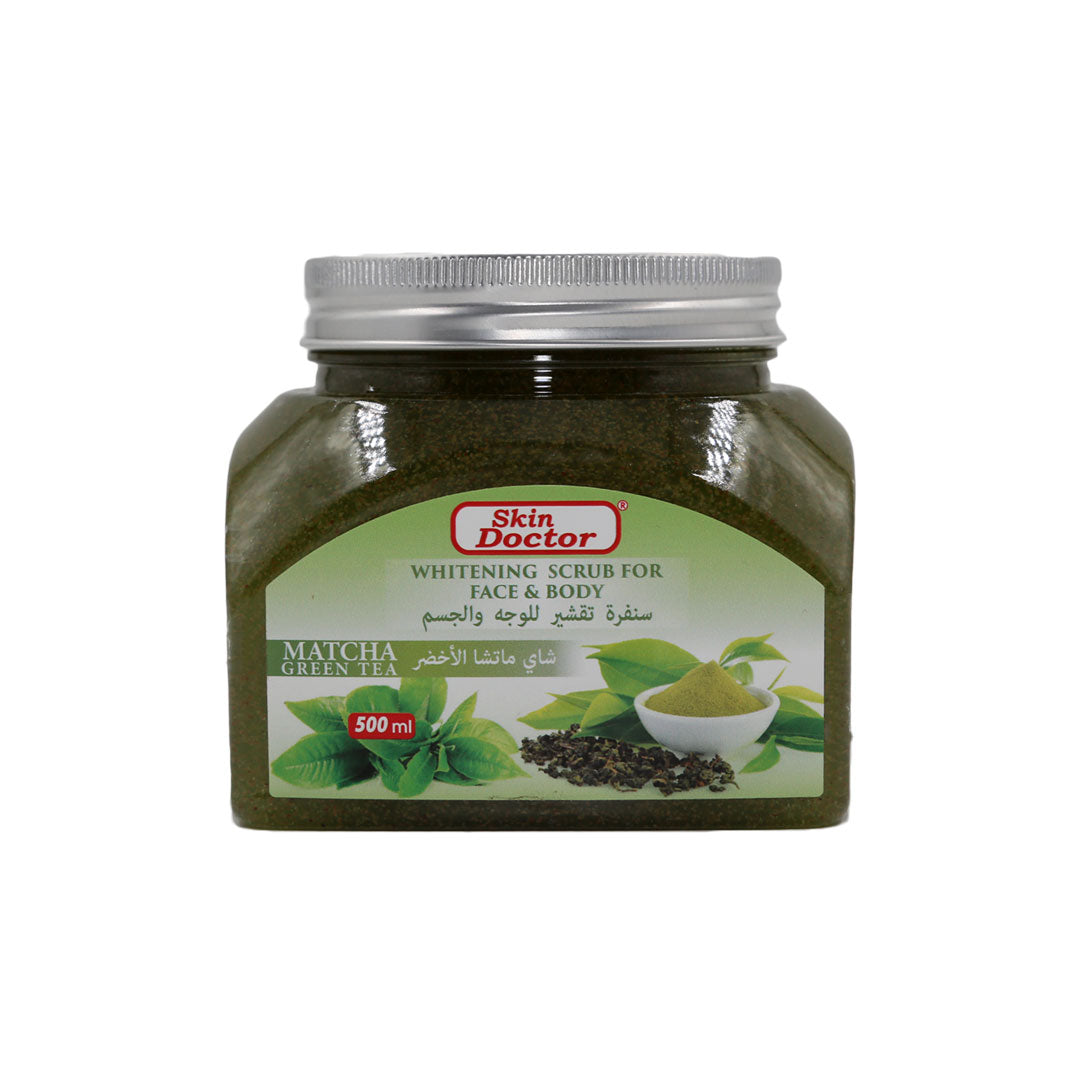 Matcha Green Tea Whitening Scrub For Face & Body 500g