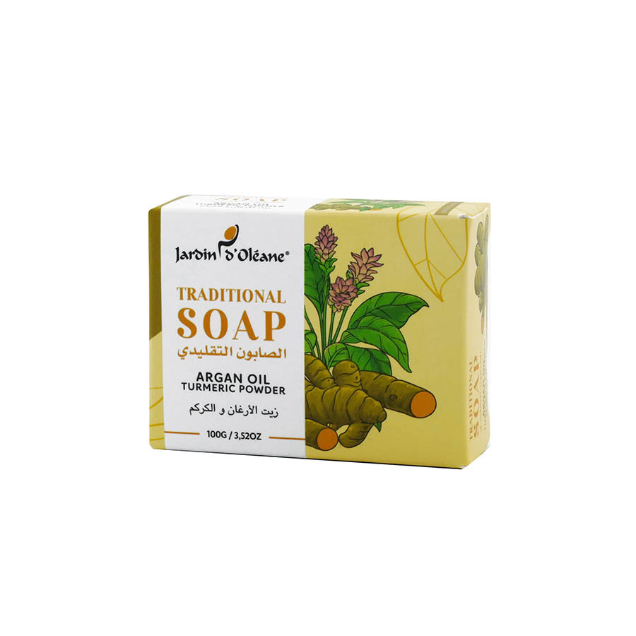Traditional Soap with Argan Oil &amp; Charcoal 100g