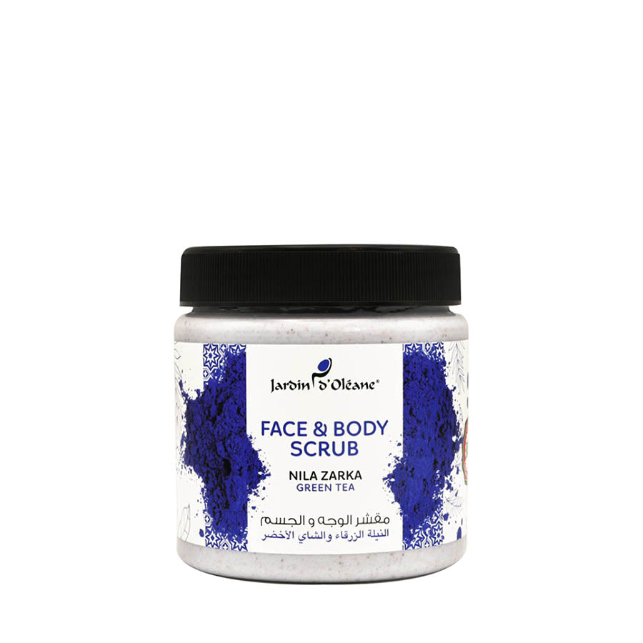 Face &amp; Body Scrub with Nila Zarka &amp; Green Tea 500ml
