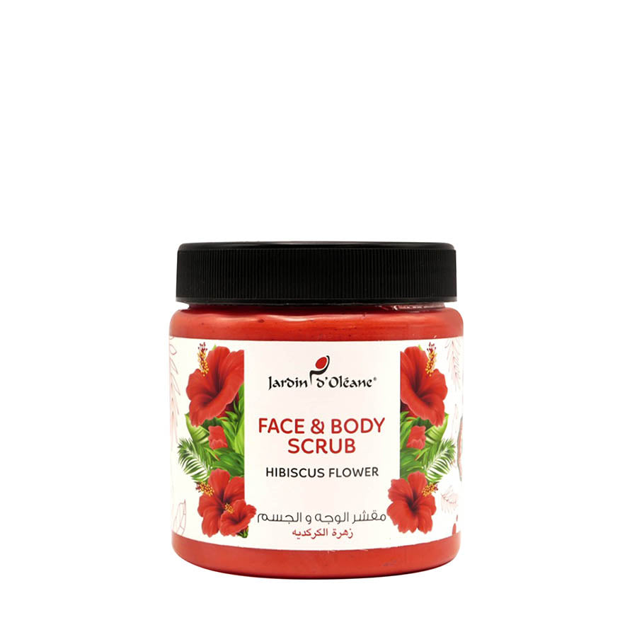 Face &amp; Body Scrub with Hibiscus Flower 500ml