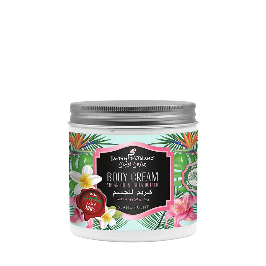 Body Cream with Argan Oil &amp; Shea Butter - Island Scent 500ml