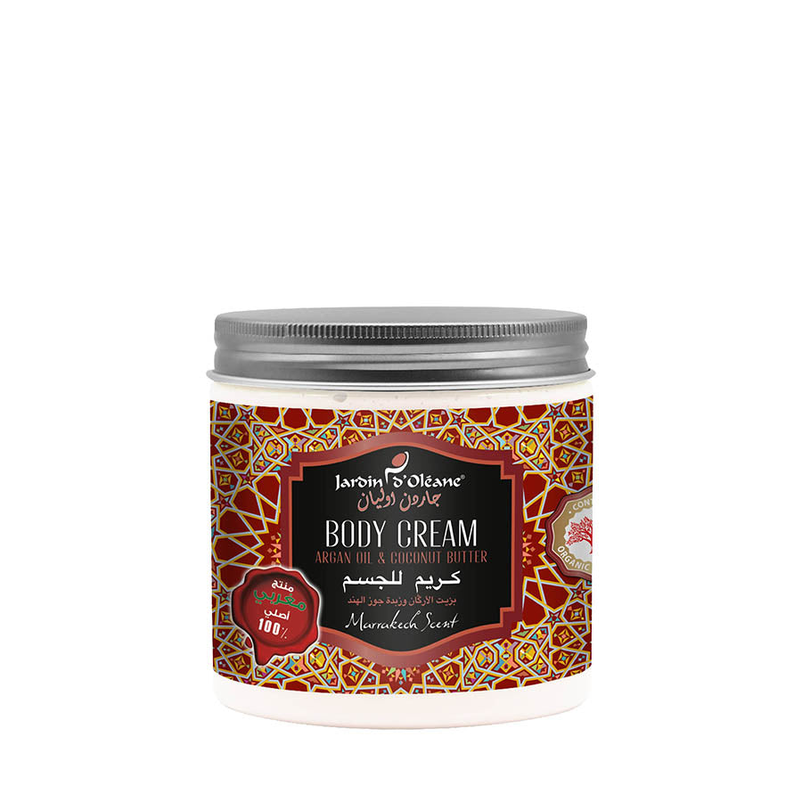 Body Cream with Argan Oil &amp; Coconut Butter - Marrakech Scent 500ml
