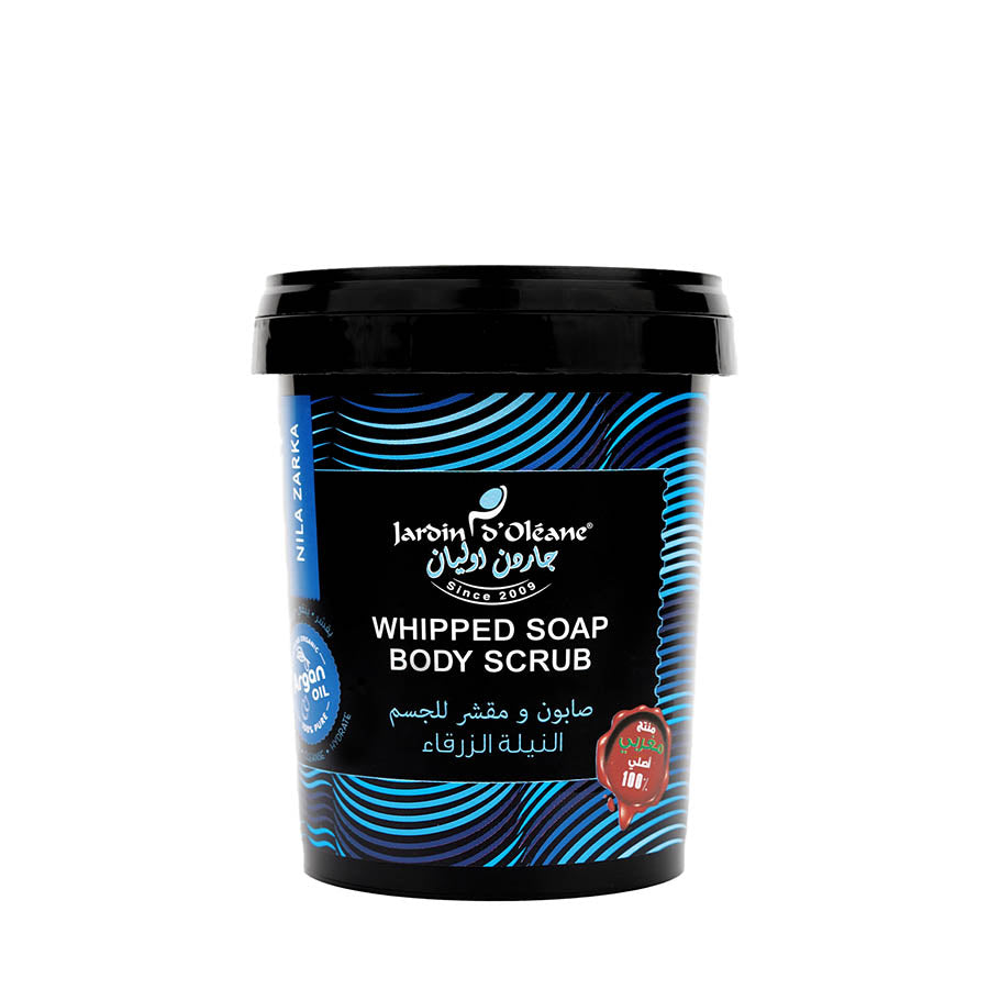 Nila Zarka Whipped Soap Body Scrub with Argan Oil 500g