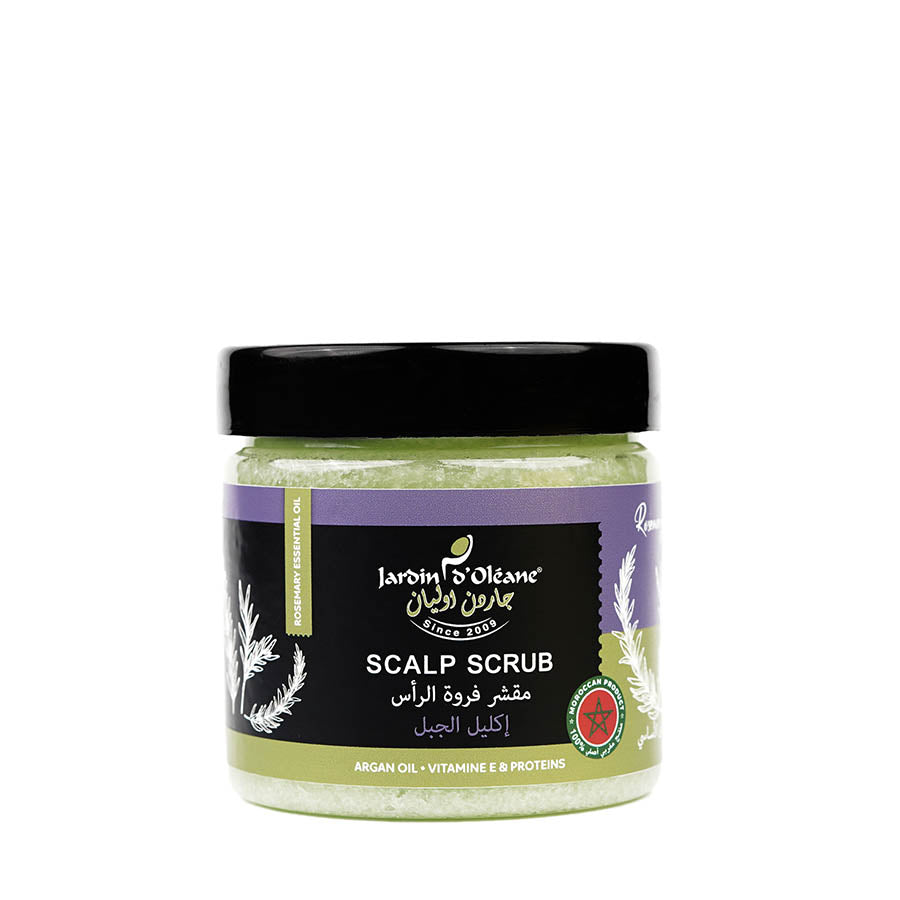 Rosemary Essential Oil scalp Scrub with Argan Oil and Vitamin E 250g