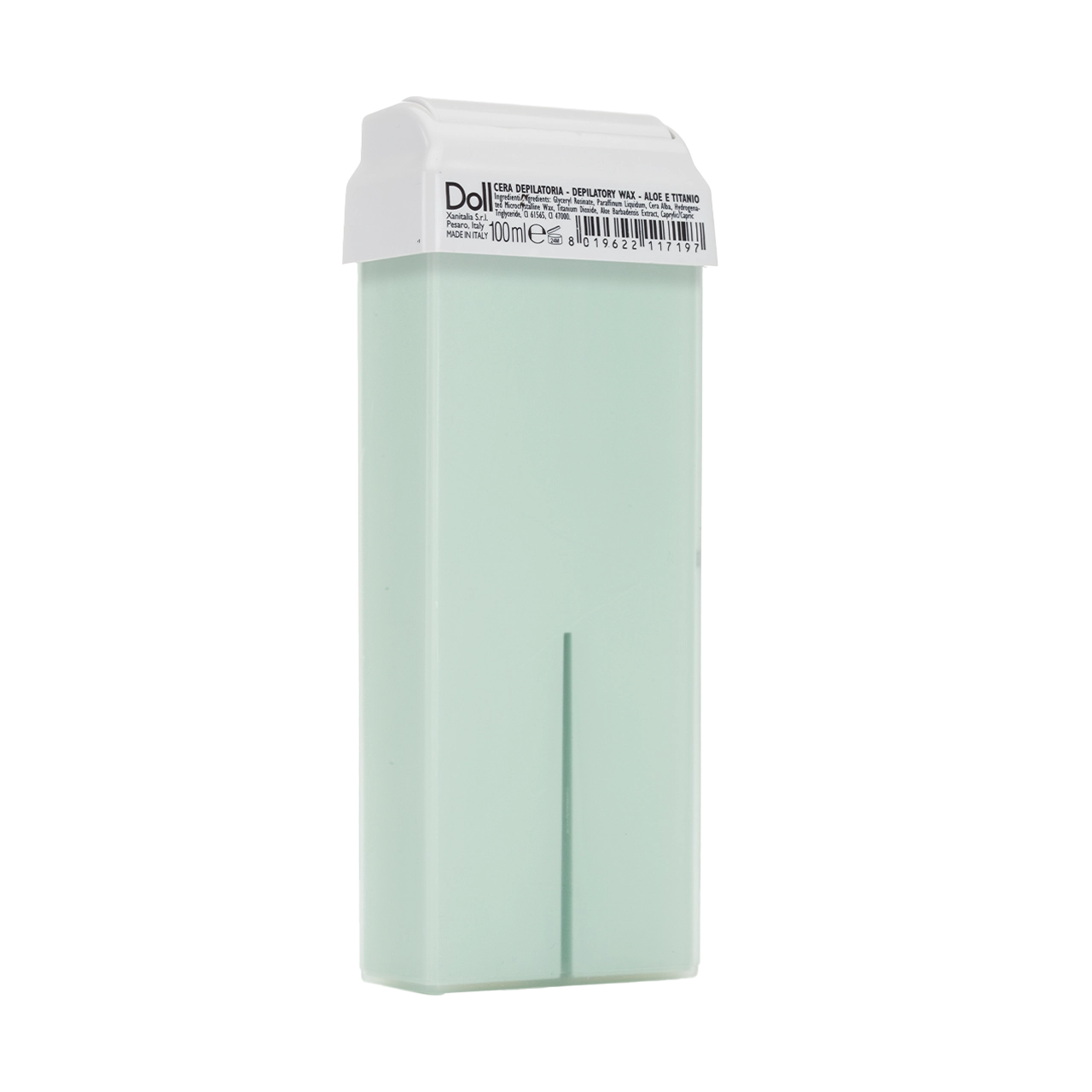 Doll - Roll-on Wax - Doll Roll-on Liposoluble (Strip) Aloe E Titanio (Aloe vera & Titanium) Wax 100ml