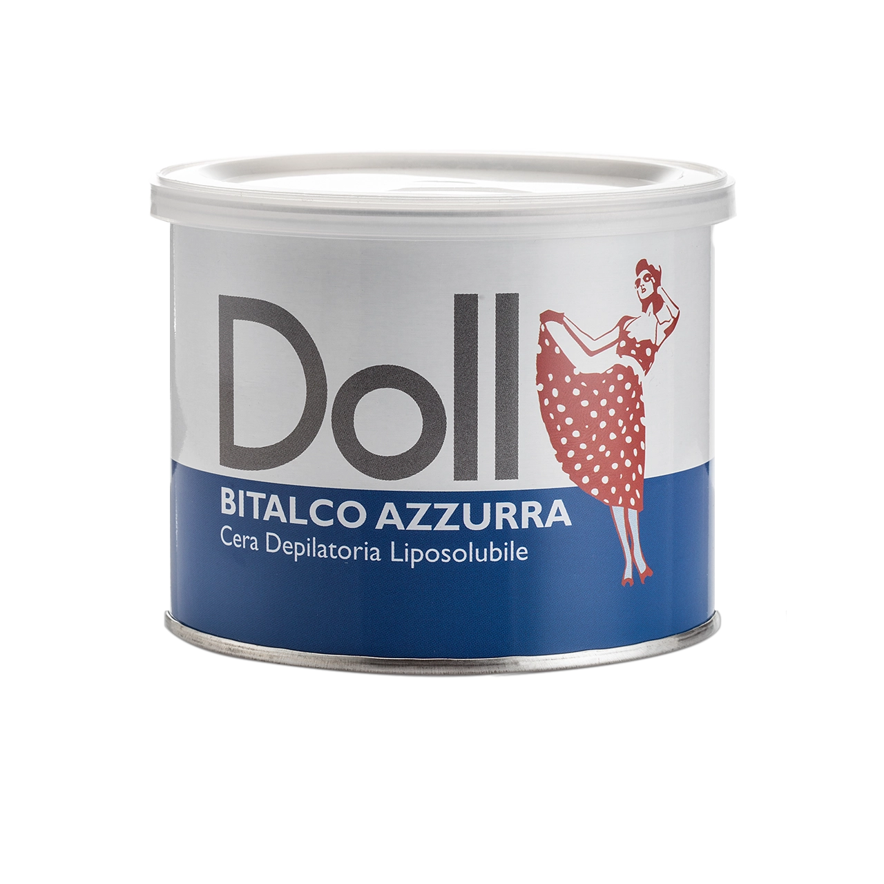 Doll - Liposoluble Wax - Doll Talco Azzurra (Blue Talc) Depilatory Liposoluble (Strip) Wax 400ml