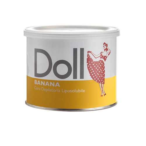 Doll - Liposoluble Wax - Doll Banana Depilatory Liposoluble (Strip) Wax 400ml