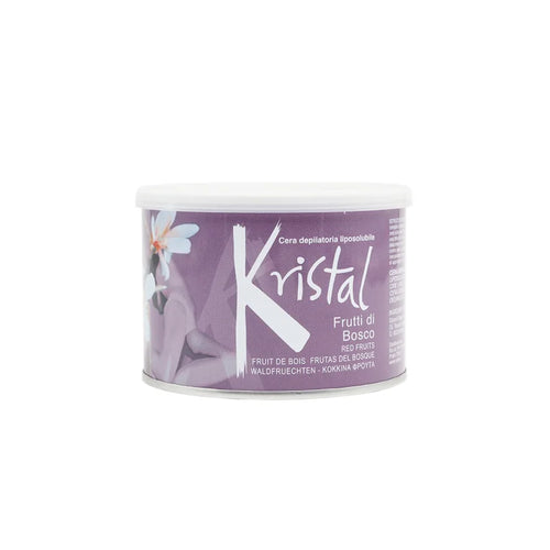 Kristal - Liposoluble Wax - Kristal Depilatory Liposoluble Wax - Fruit Di Bosco  (Red Fruits) 400ml