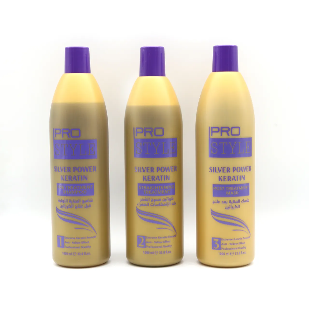 Pro Style - Hair Treatment - Pro Style Silver Power Keratin Set 1000ml