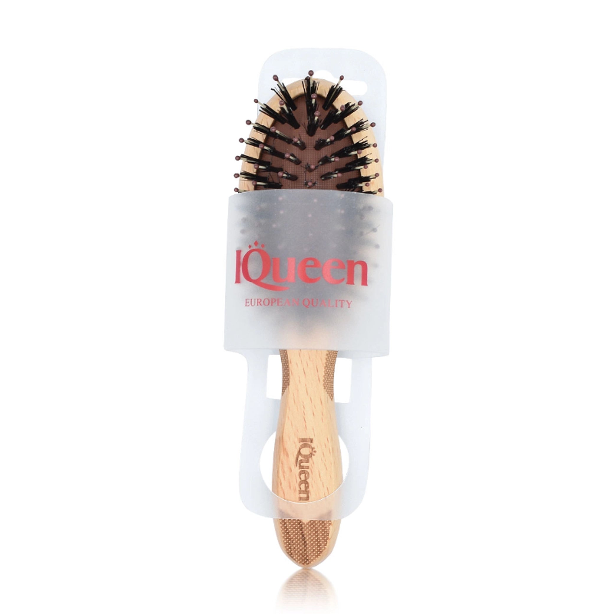 IQueen - Other - Classic Wood Small Oval Porcupine Cushion Hair Brush 50x170mm