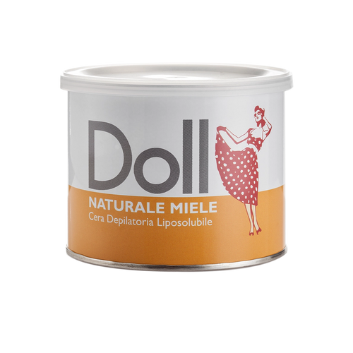 Doll - Liposoluble Wax - Doll Natural Miele (Honey) Depilatory Liposoluble (Strip) Wax 400ml