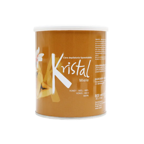 Kristal - Liposoluble Wax - Kristal Depilatory Liposoluble Wax - Miele (Honey) 800ml