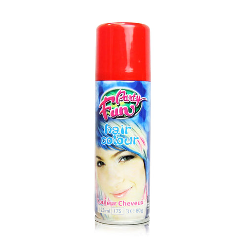 Part Fun - Temporary Hair Color - Party Fun Hair Color Spray - Red  125ml