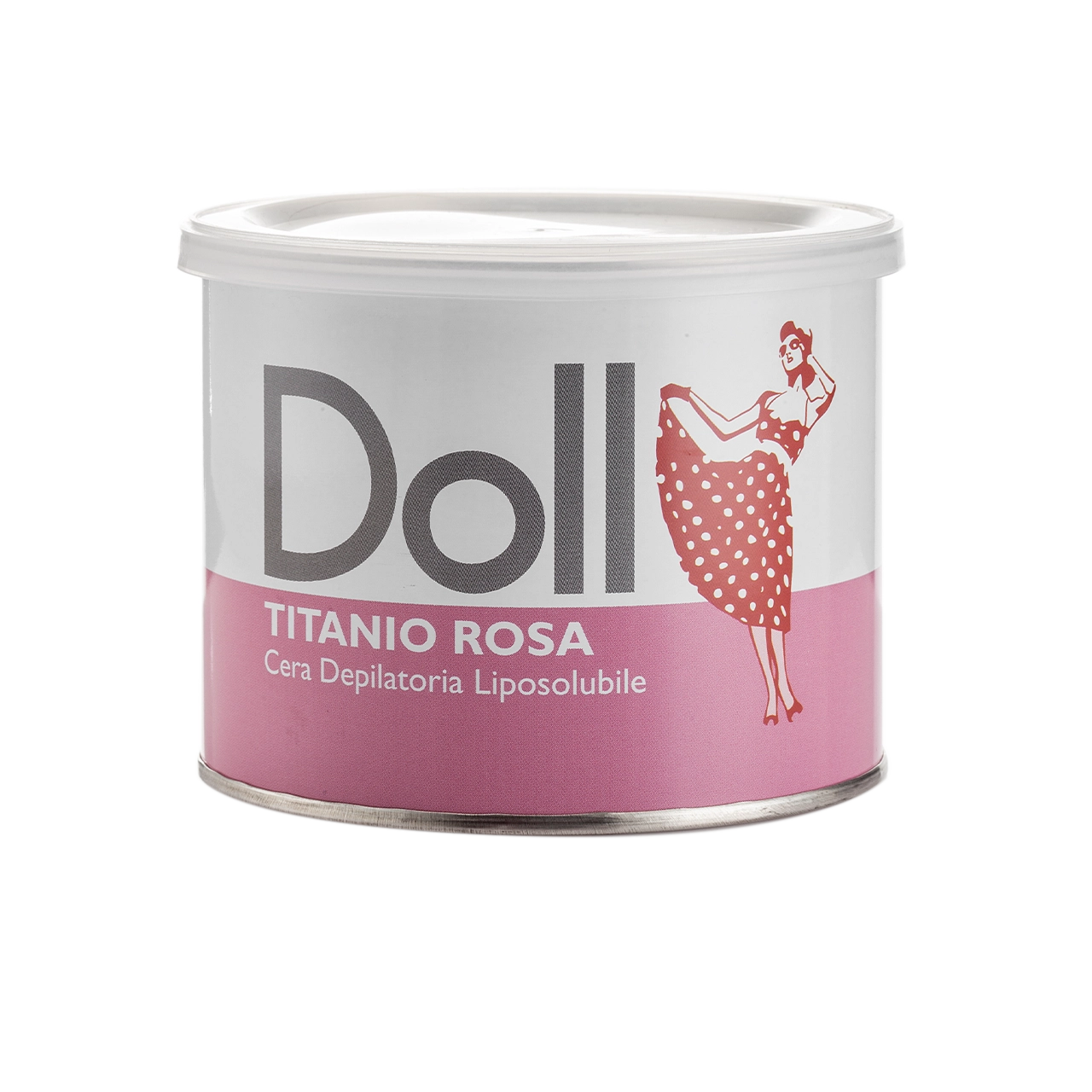Doll - Liposoluble Wax - Doll Titanium Rose Depilatory Liposoluble (Strip) Wax 400ml