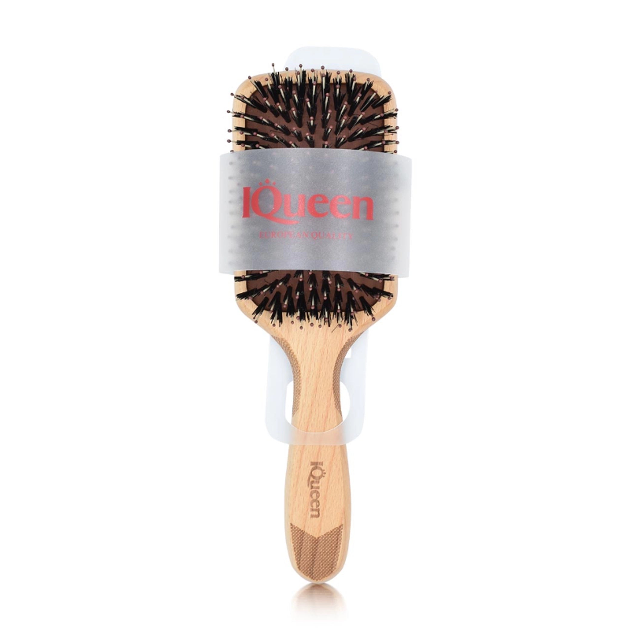 IQueen - Other - Classic Wood Large Paddle Porcupine Cushion Hair Brush 75x235mm