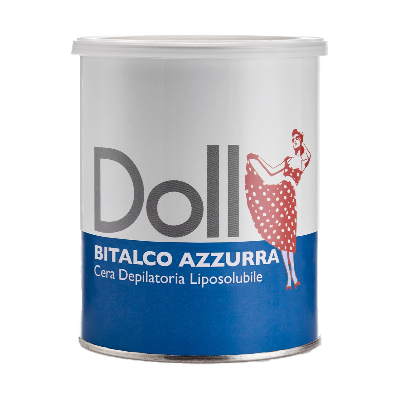 Doll - Liposoluble Wax - Doll Talco Azzurra (Blue Talc) Depilatory Liposoluble (Strip) Wax 800ml