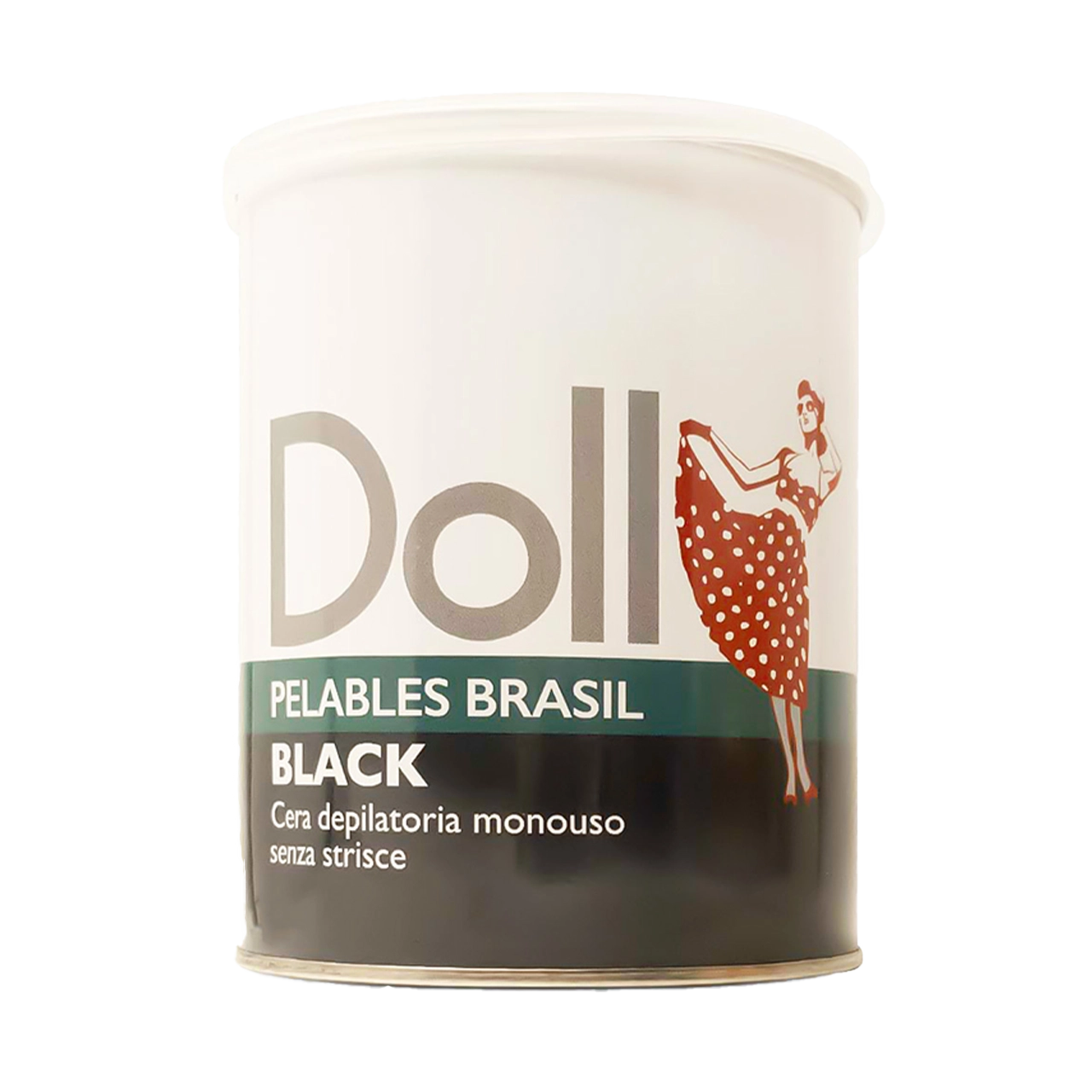 Doll - Pelable Wax - Doll Black Pelables (Non-strip) Depilatory Wax 800ml