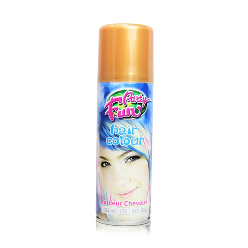 Part Fun - Temporary Hair Color - Party Fun Hair Color Spray - Gold 125ml
