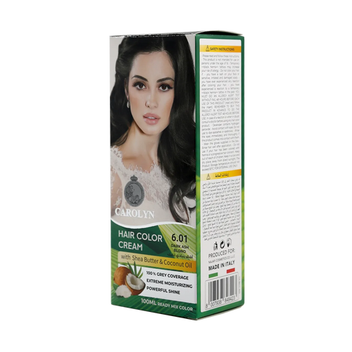 Carolyn - Hair Color - Carolyn Hair Color Cream Kit with Shea Butter & Coconut Oil 6.01 Dark Ash Blond