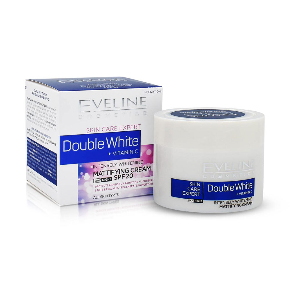 Eveline Cosmetics Expert Double White + Vitamin C Day &amp; Night Cream 50ml