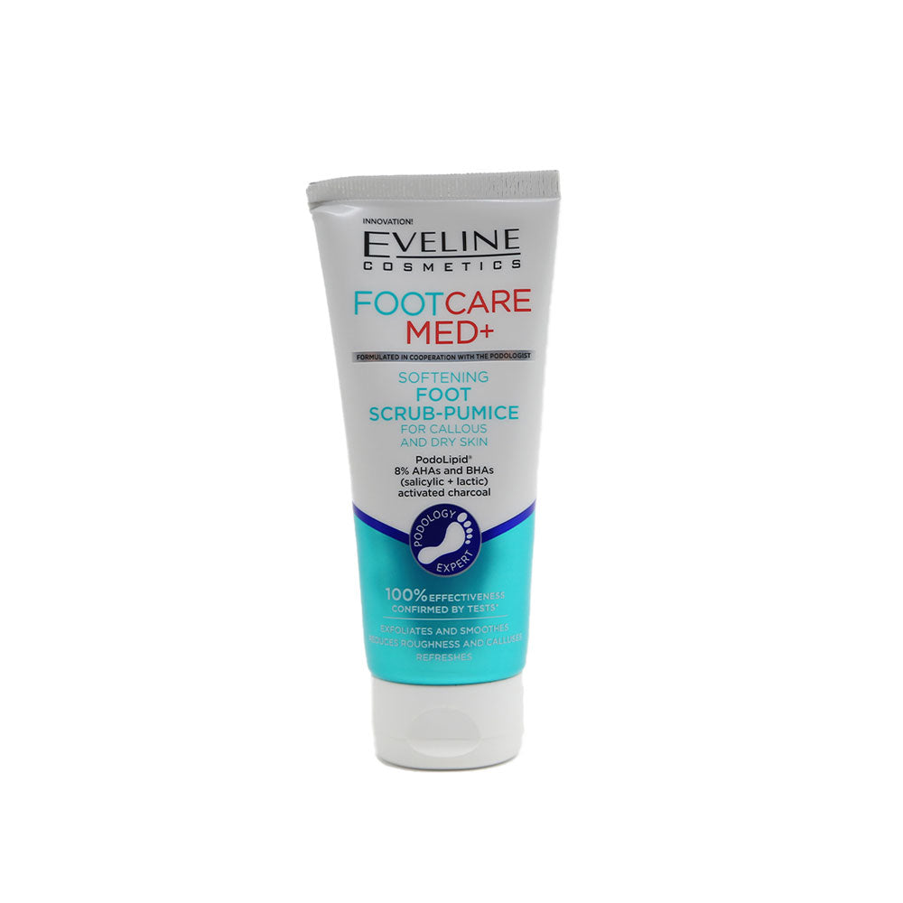 Eveline Cosmetics Foot Care Med+ Softening Foot Scrub-Pumice 100ml