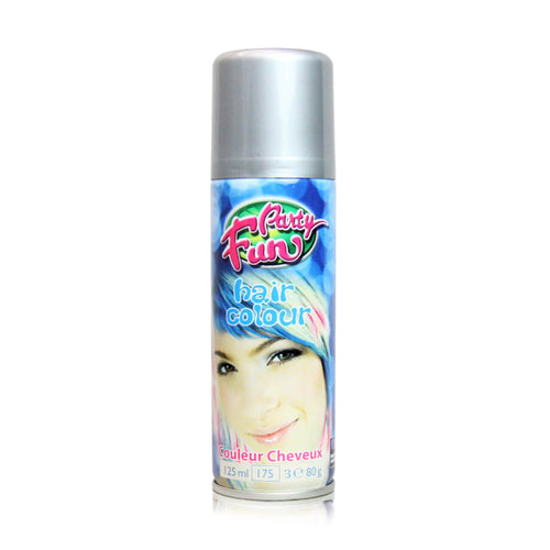 Part Fun - Temporary Hair Color - Party Fun Hair Color Spray - Silver 125ml