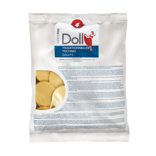 Doll - Pelable Wax - Doll Gialla (Yellow) Non-Strip Wax Galets 1kg