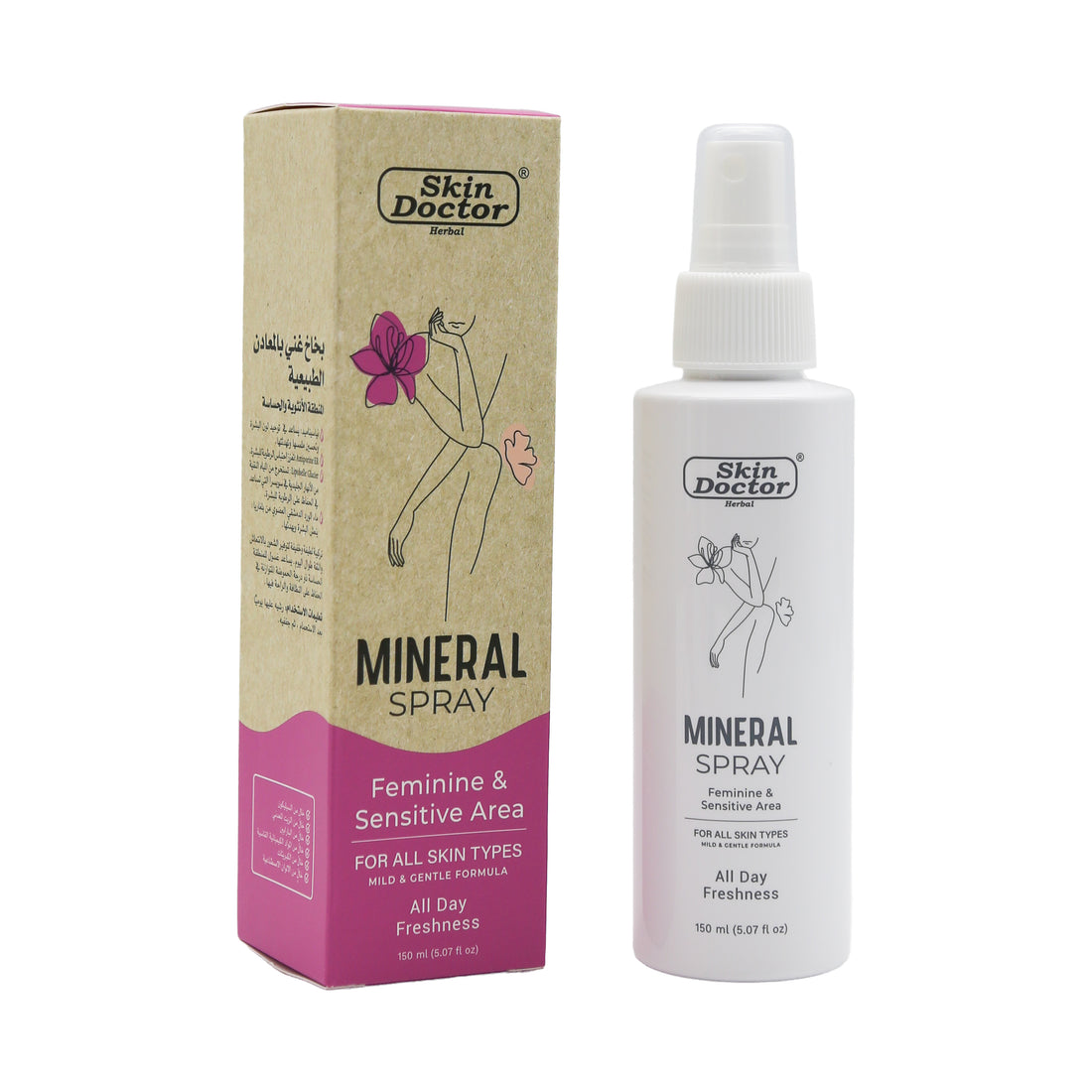 Skin Doctor Mineral Spray for Feminine &amp; Sensitive Areas 150ml
