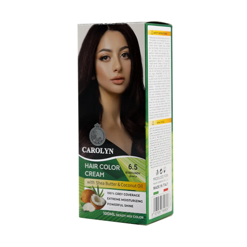 Carolyn - Hair Color - Carolyn Hair Color Cream Kit with Shea Butter & Coconut Oil 6.5 Burgundy