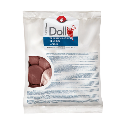 Doll - Pelable Wax - Doll Chocolate Non-Strip Wax Galets 1kg