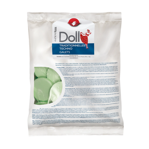 Doll - Pelable Wax - Doll Green Tea Non-Strip Wax Galets 1kg