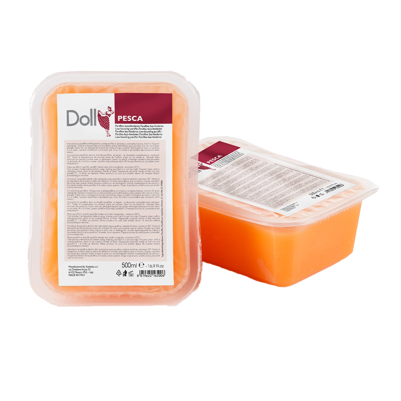 Doll - Paraffin Wax - Doll Low-Founding Paraffin - Pesca (Peach) 500gr