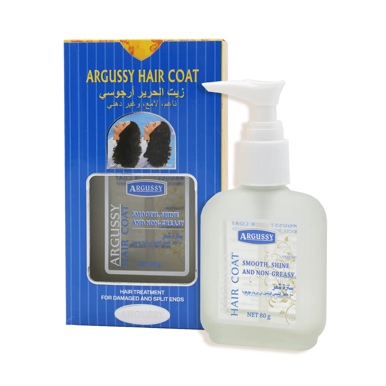 Nourishes and strengthens the hair. Argussy