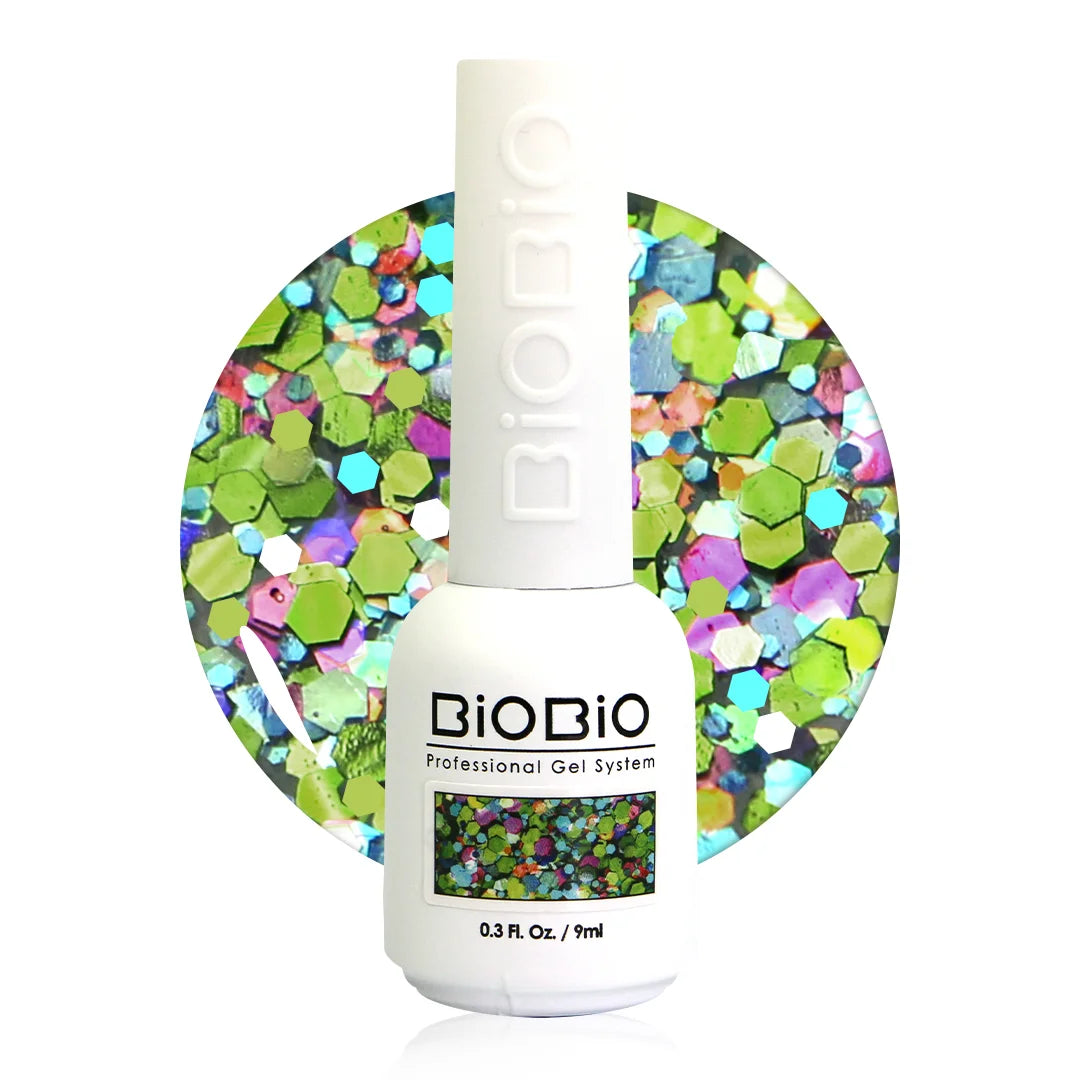 BioBio Glitter Nail Color Gel G119 Awsome 9ml