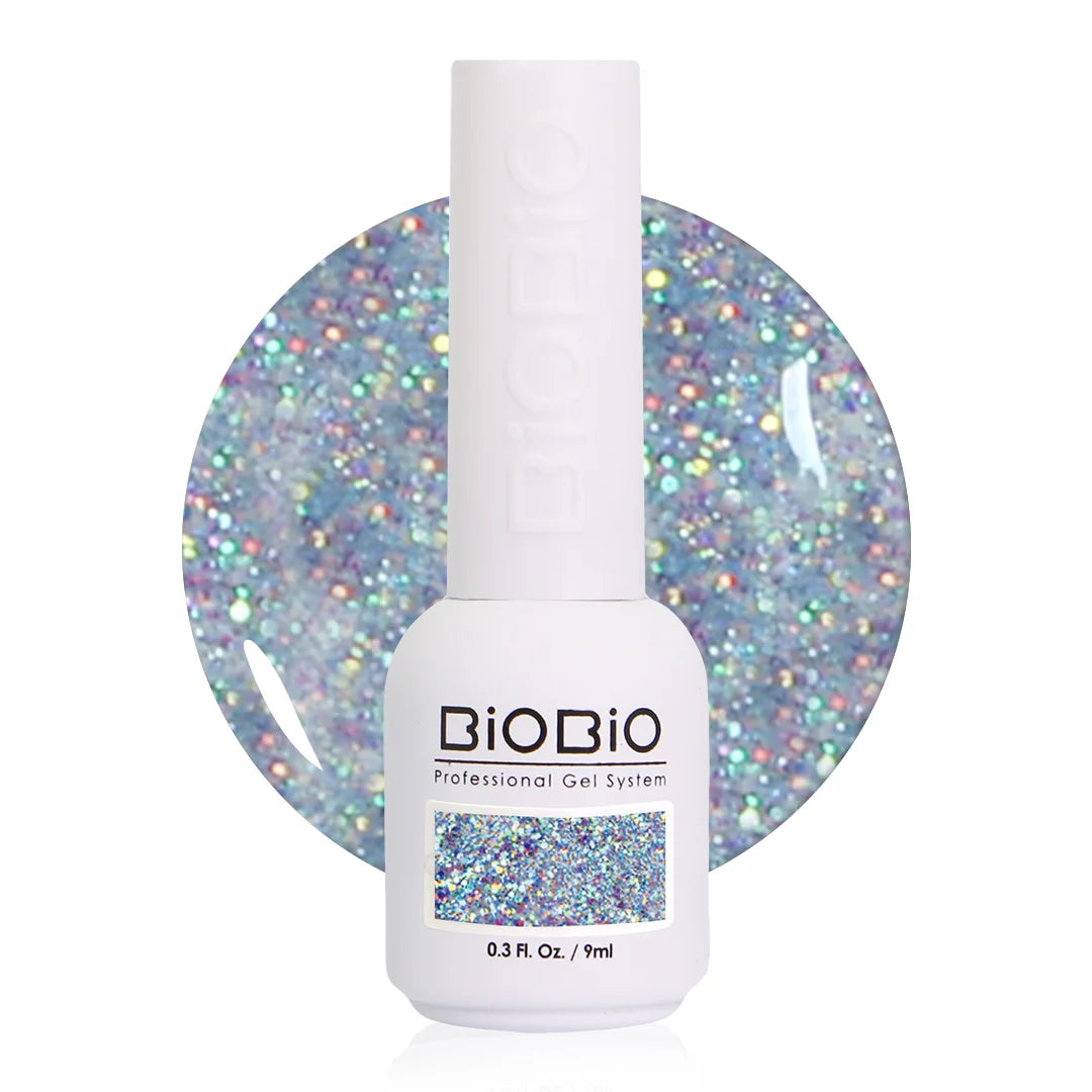 BioBio Glitter Nail Color Gel G122 Glitter City 9ml