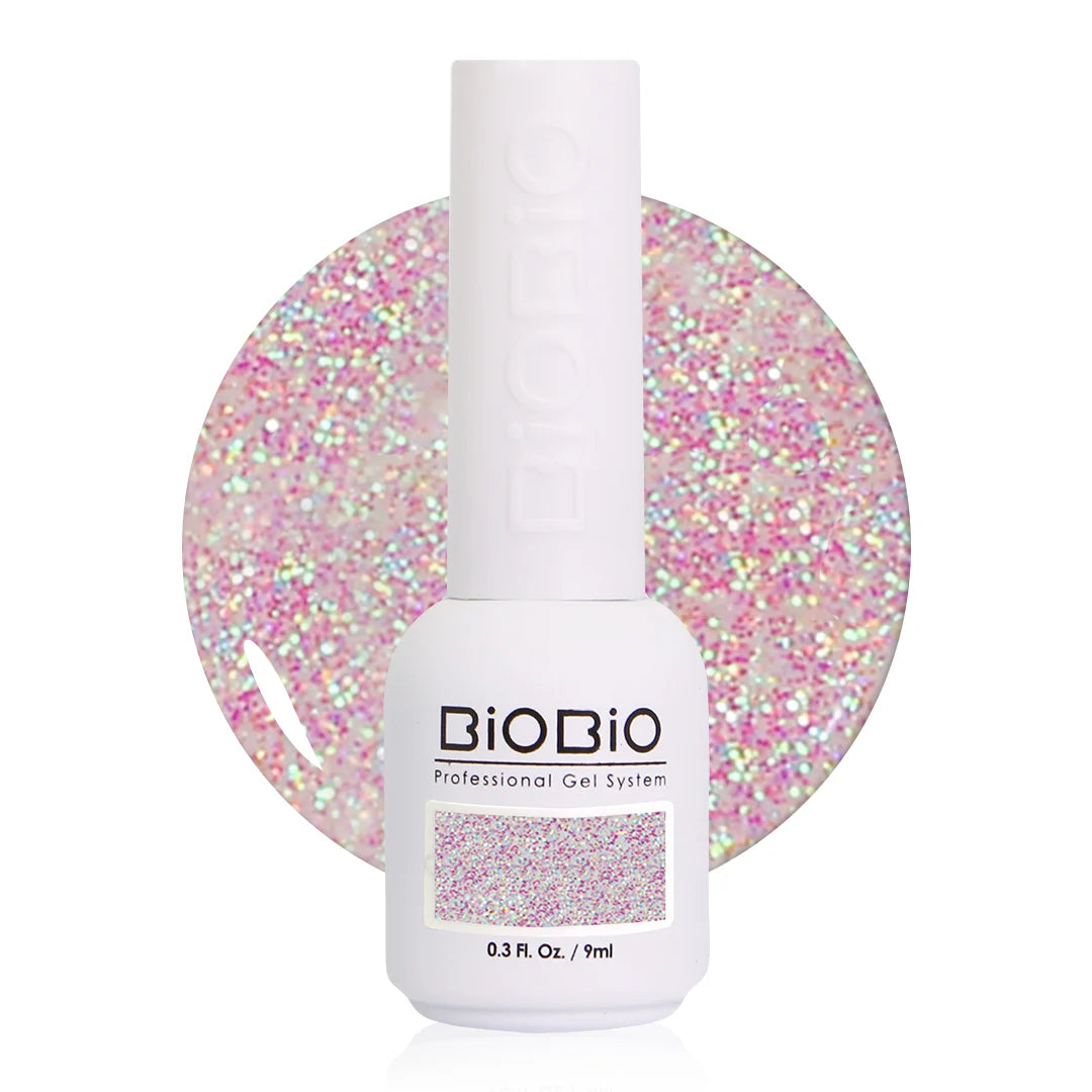BioBio Glitter Nail Color Gel G123 Glitter Shine 9ml