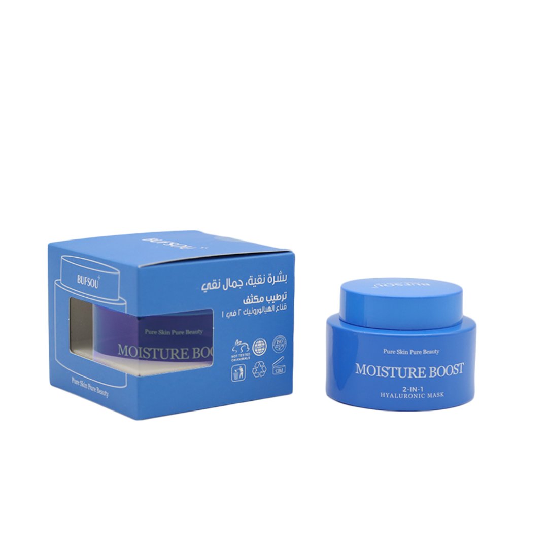 bufsou Moisture Boost 2-In-1 Hyaluronic Acid Mask