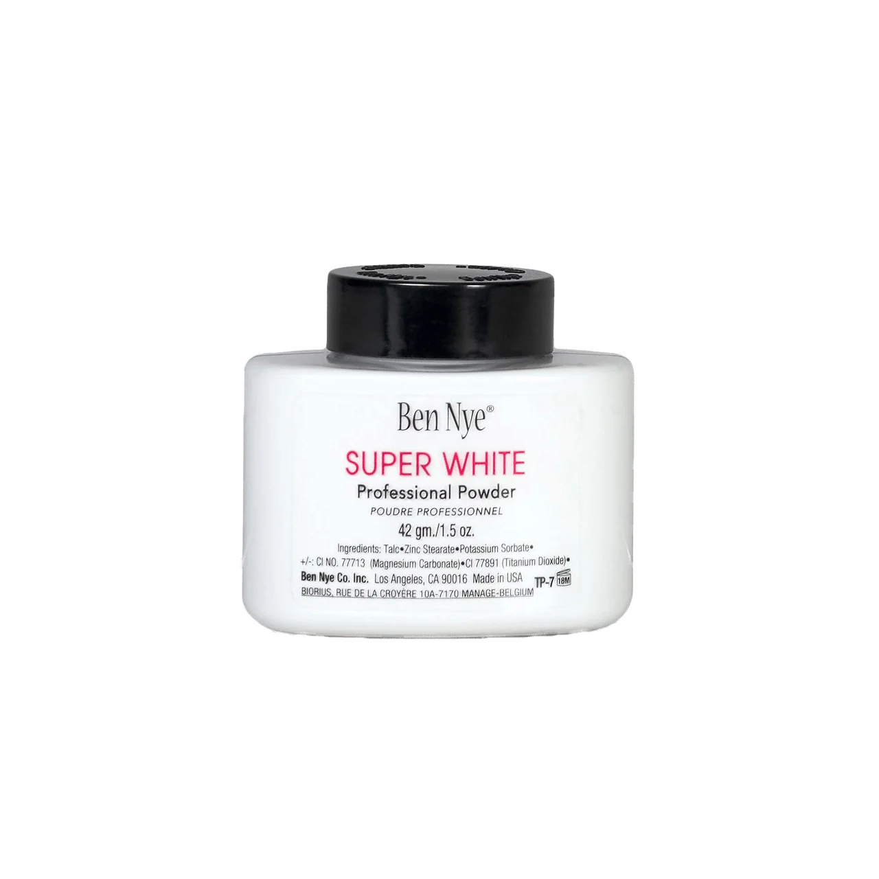 Ben Nye - Loose Powder - Classic Face Powder Super White TP-7 42gm/1.5oz