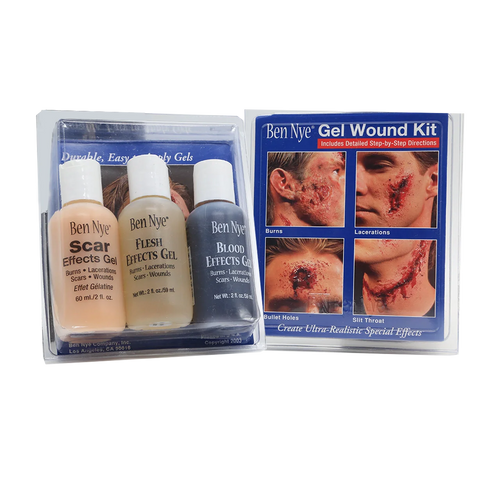 Ben Nye - Special FX Kit - Effects Gel Wound Kit GE-11 Three 60ml/2oz