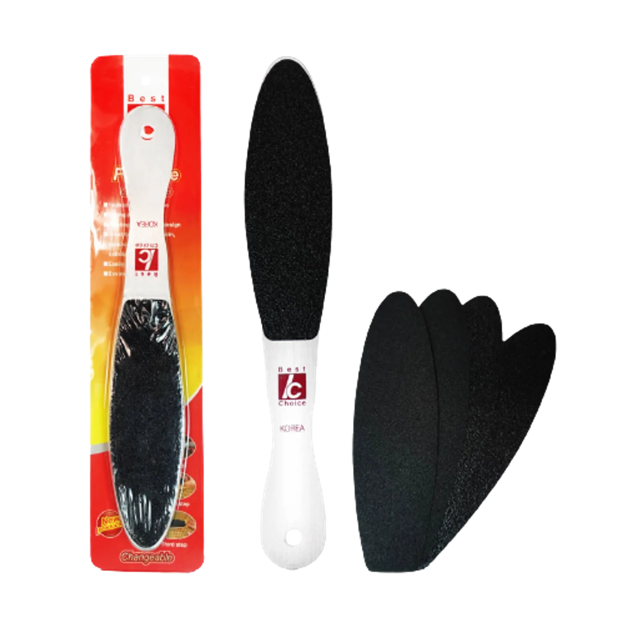 Best Choice - Foot Care - Stainless Steel Handle Dual Sided Foot File