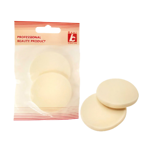 Best Choice - Other - Twin Round Shape Makeup Sponge (Pack of 2)