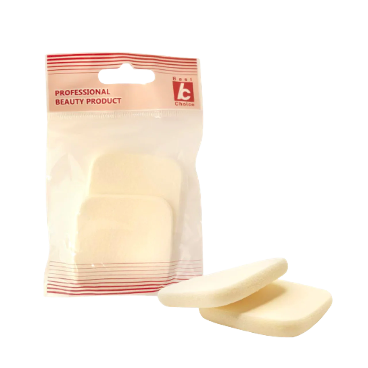Best Choice - Other - Twin Square Shape Makeup Sponge (Pack of 2)