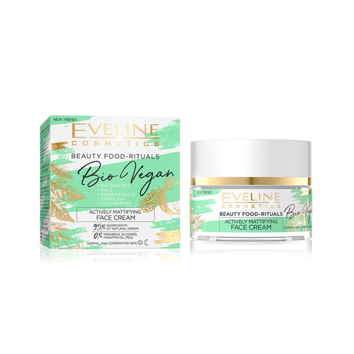 Eveline Cosmetics - Face Cream - Bio Vegan Actively Mattifying Day And Night Cream 50ml