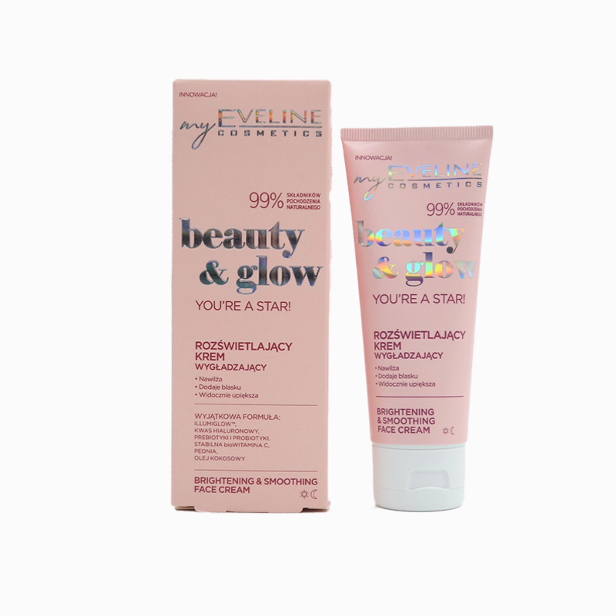 Eveline Cosmetics - Face Cream - Beauty & Glow  Brightening & Smoothing Face Cream 75 ml