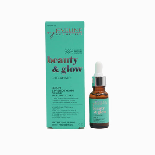 Eveline Cosmetics - Serum - Beauty & Glow Mattifying Serum with Probiotics 18ml