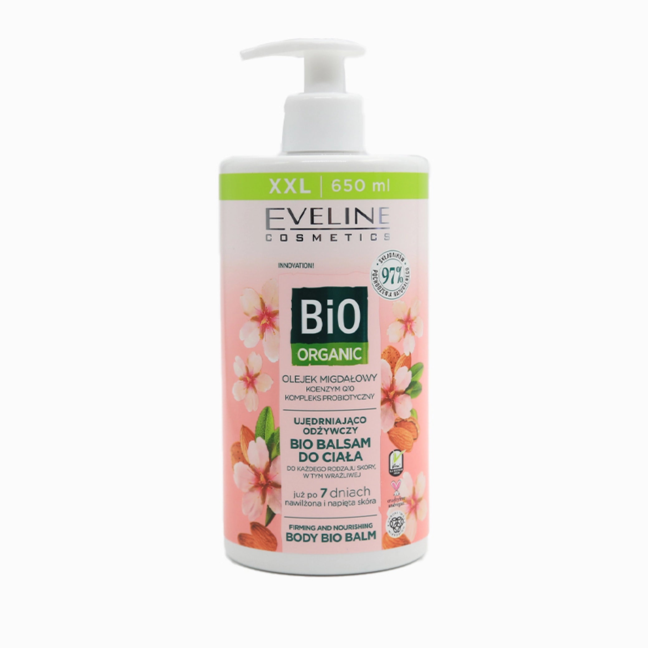 Eveline Cosmetics - Body Balm - Bio Organic Firming and Nourishing Body Bio Balm 650ml
