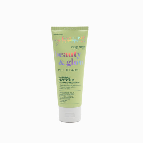 Eveline Cosmetics - Scrub - Beauty & Glow Enzymatic & Mechanical Natural face scrub 75 ml